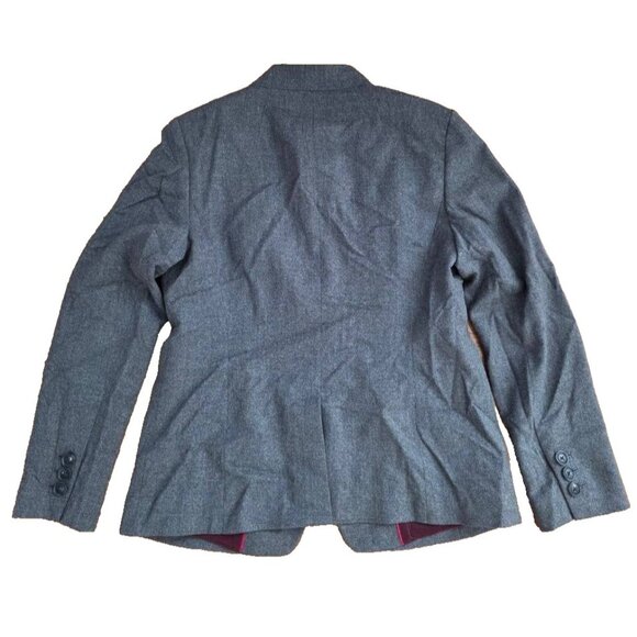 Talbots Women's Jacket in Gray Wool w/ Pockets Fully Size 6 P A001484 - Picture 8 of 8
